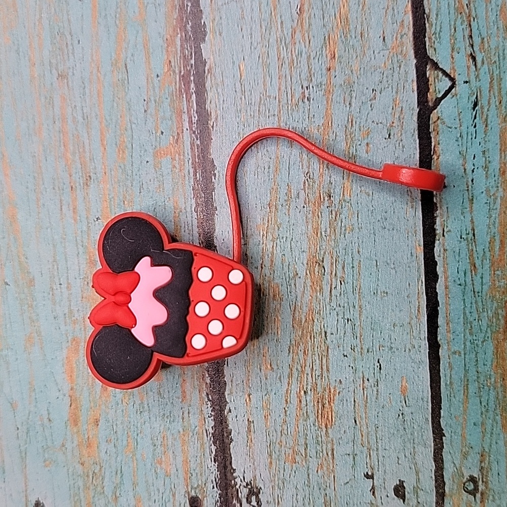 Minnie Mouse Cupcake Straw Topper - Picture 3 of 5